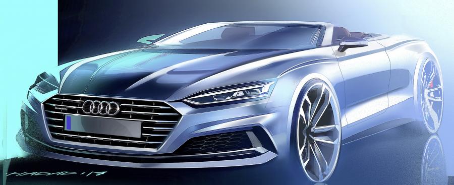Эскиз Audi A5 Cabriolet 2.0 TDI Quattro S-Line 2017 года  (WW) (фото 71 из 76)